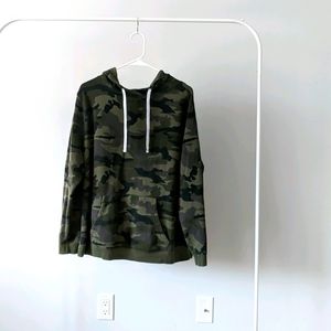 Camo George Sweater with hood 2x